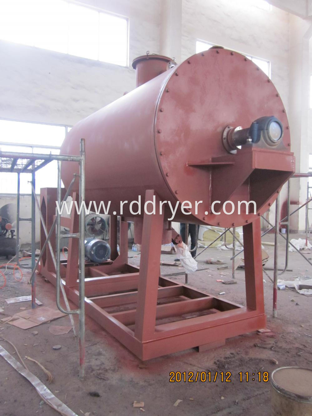 ZPD Vacuum Harrow Dryer for Thermal Sensitive Material